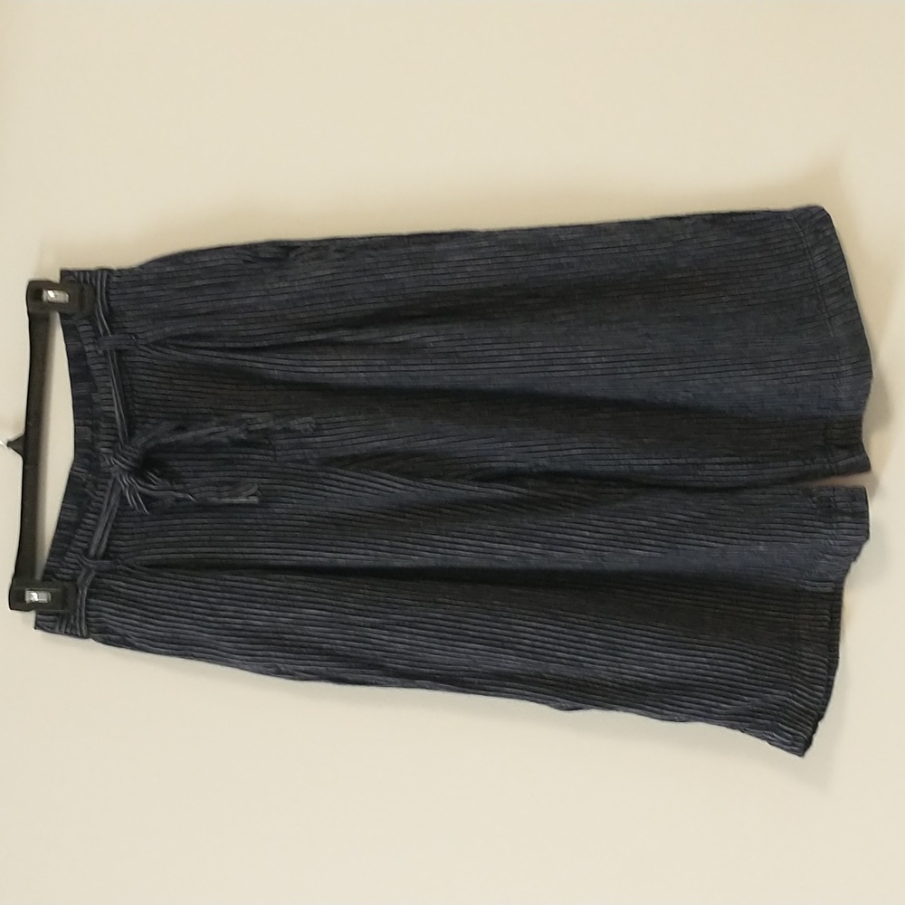 Gap Linen Blend Wide Leg Cropped Pants XSmall